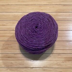 Harrisville Designs Twitchell Mills Country Yarn Grape Purple Aran wool yarn